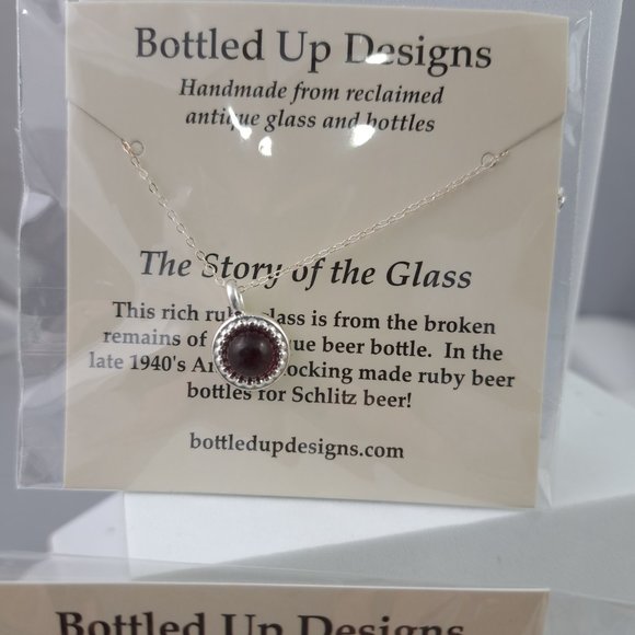 Bottled Up Designs Necklace and Earrings Set - Picture 3 of 4